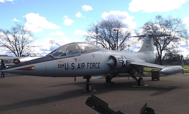 F-104 Starfighter, S/N 57-1303, Aerospace Museum of California, at former McClennan AF